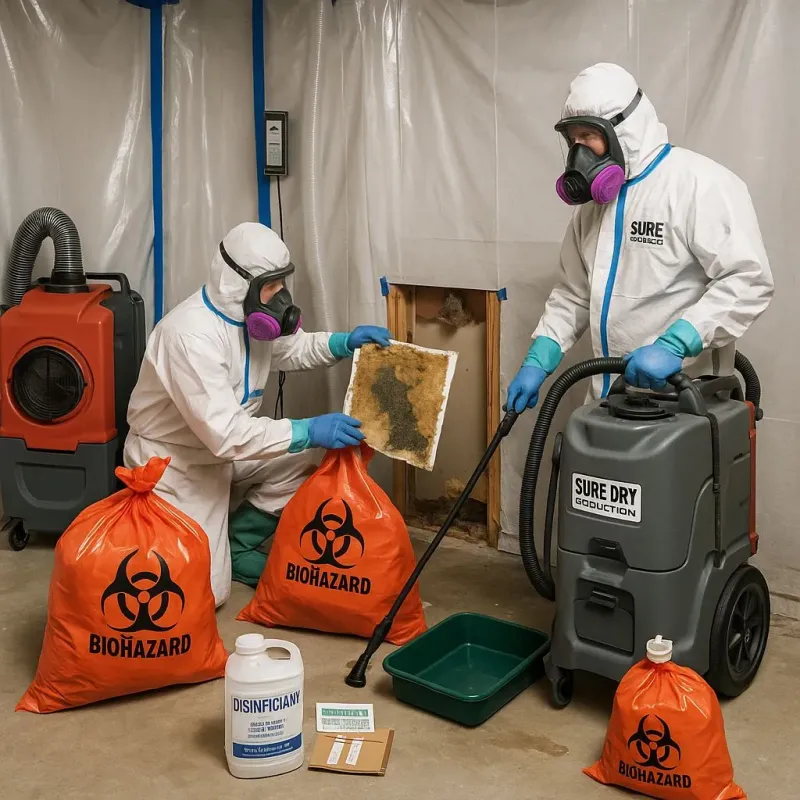 Contaminated Water Handling Protocols process in Lyons, IL